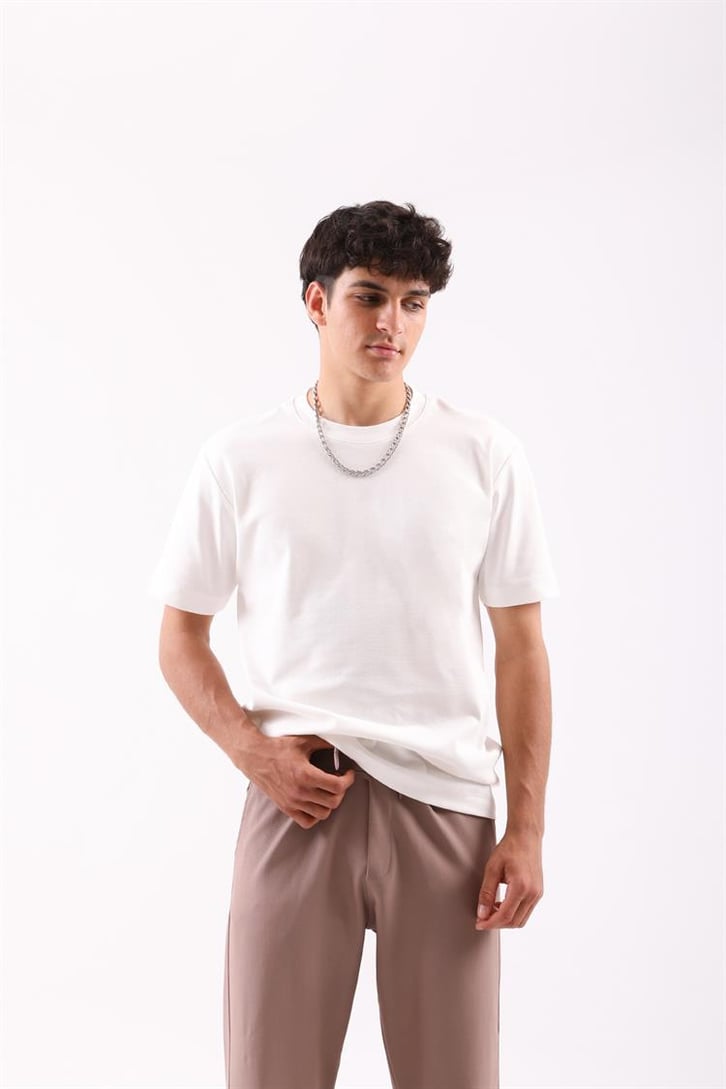 Basic Beyaz Regular Fit Tişört