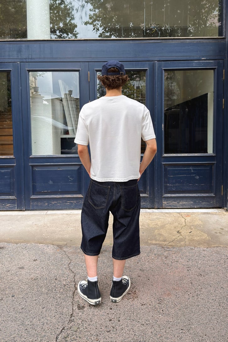 Basic Boxy Fit Ekru Tişört