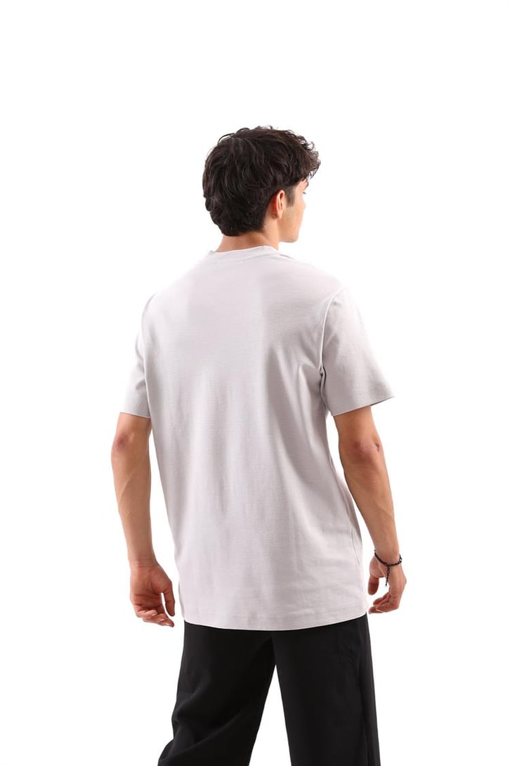 Basic Buz Gri Regular Fit Tişört