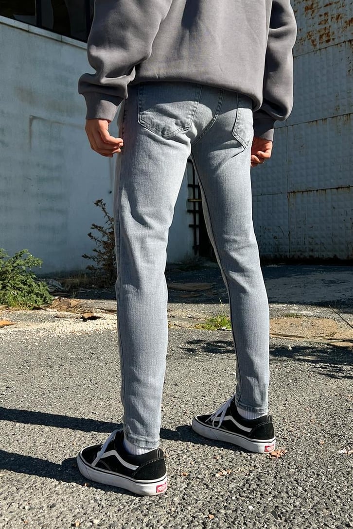 Basic Buz Gri Skinny Fit Jean