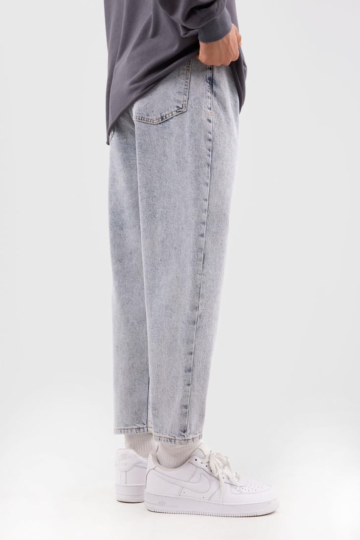 Basic Buz Mavi Mom Fit Jean