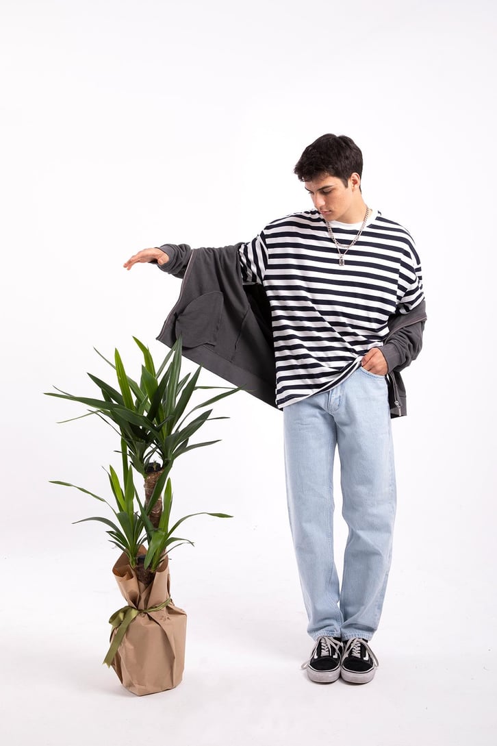 Basic Buz Mavi Regular Fit Jean