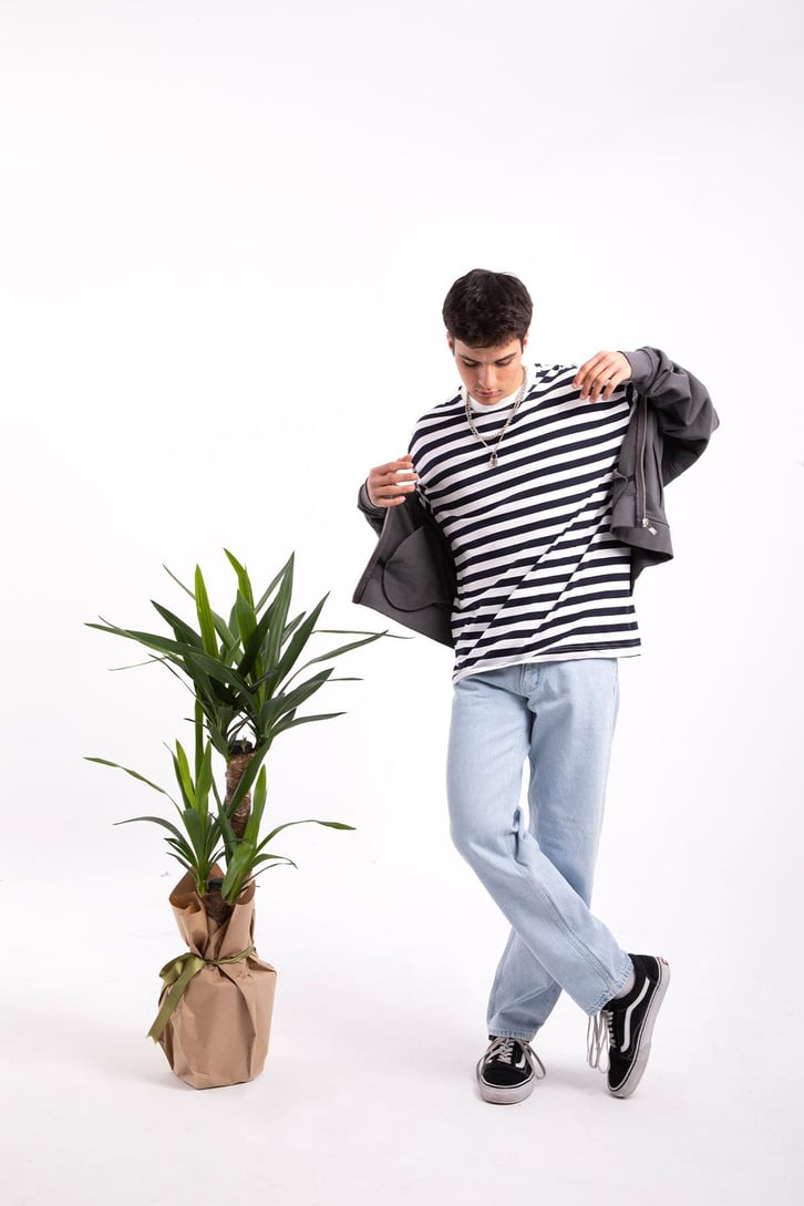 Basic Buz Mavi Regular Fit Jean