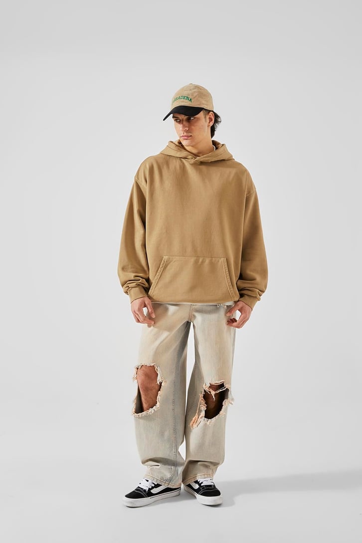 Basic Camel Oversize Sweatshirt