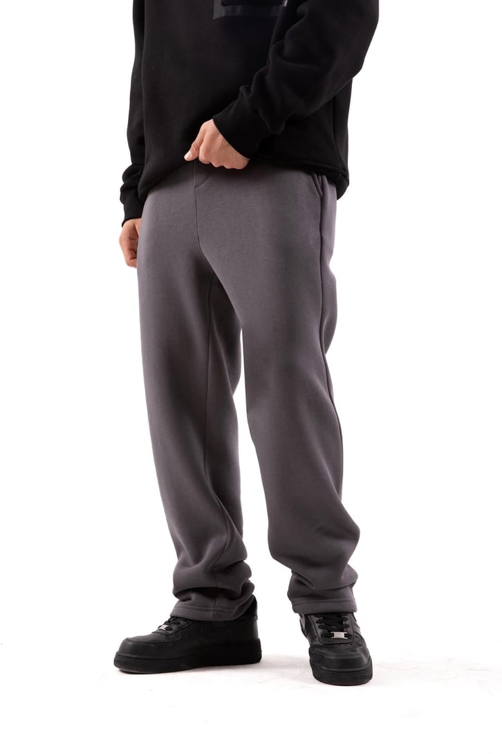Basic Füme Relax Fit Eşofman Altı