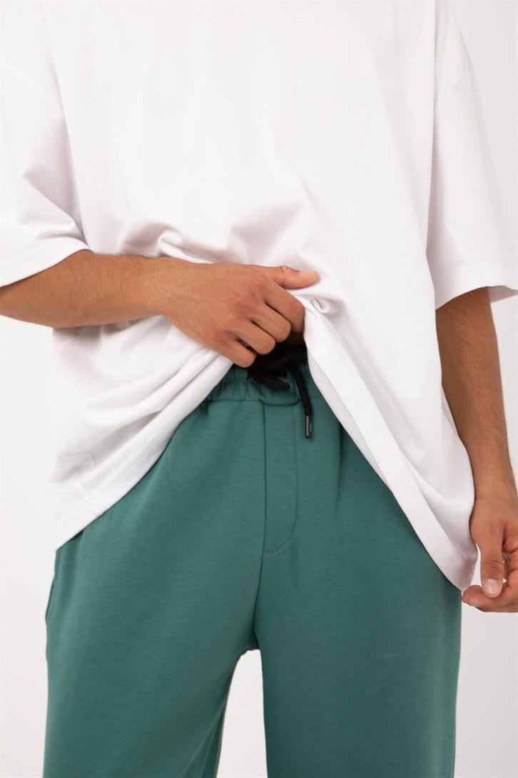 Basic Gri Melanj Jogger Eşofman Altı
