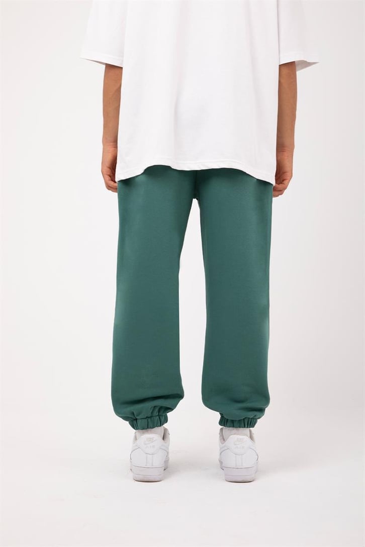 Basic Gri Melanj Jogger Eşofman Altı