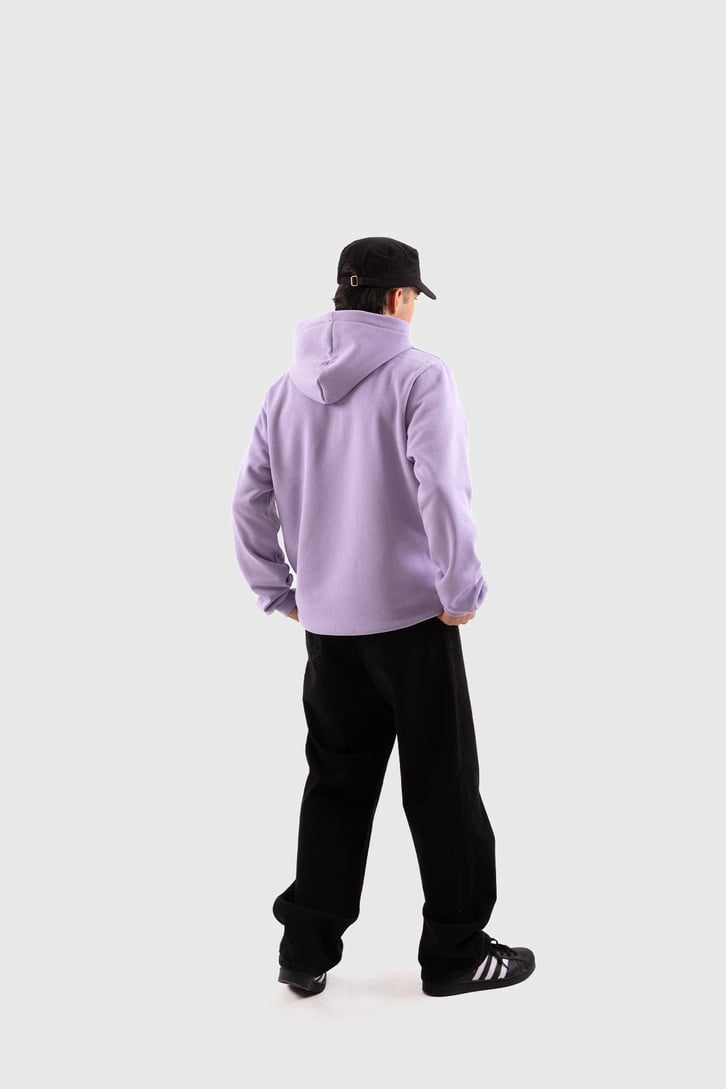 Basic Gri Oversize Hoodie