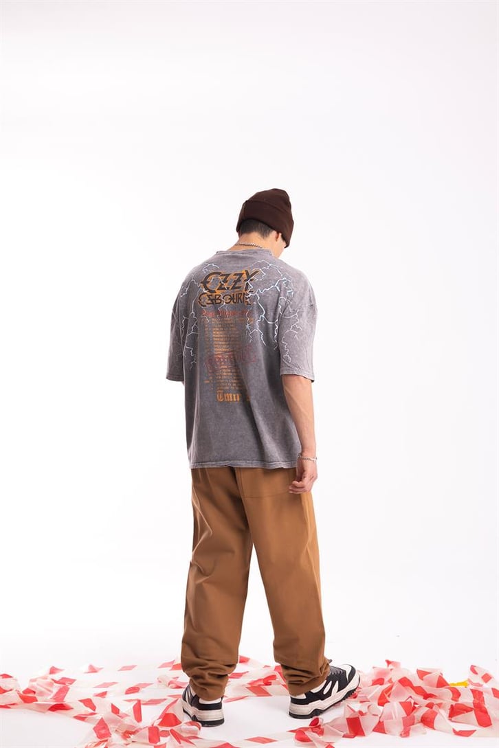 Basic Hardal Baggy Pantolon
