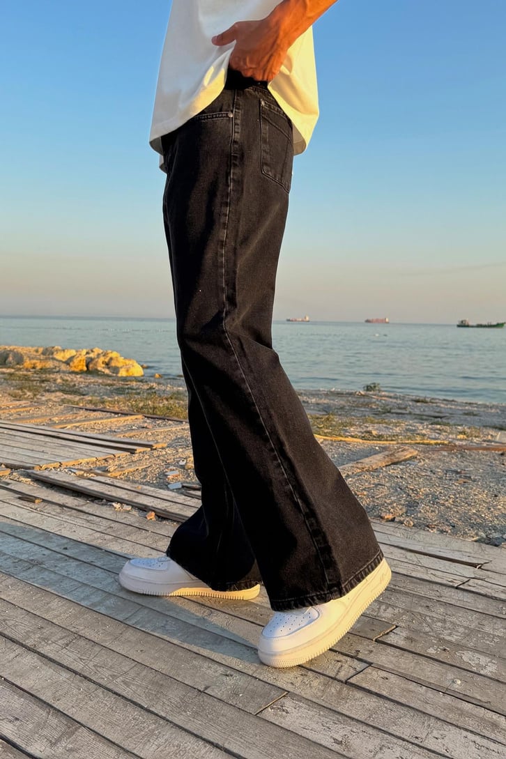 Basic İspanyol Paça Jean