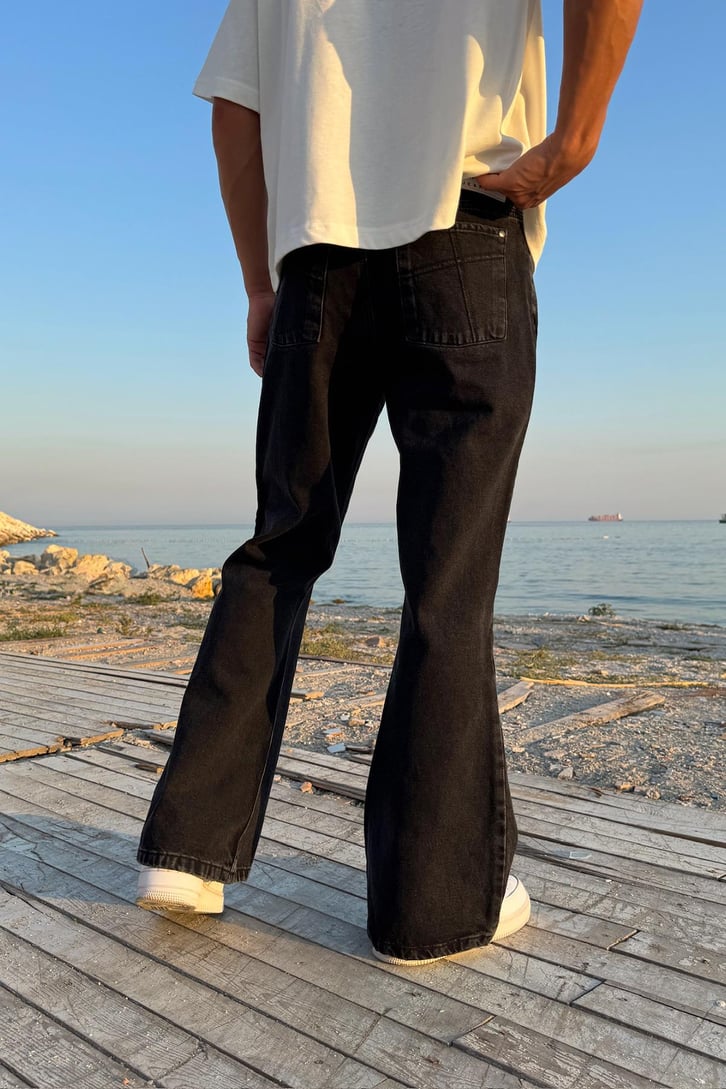 Basic İspanyol Paça Jean