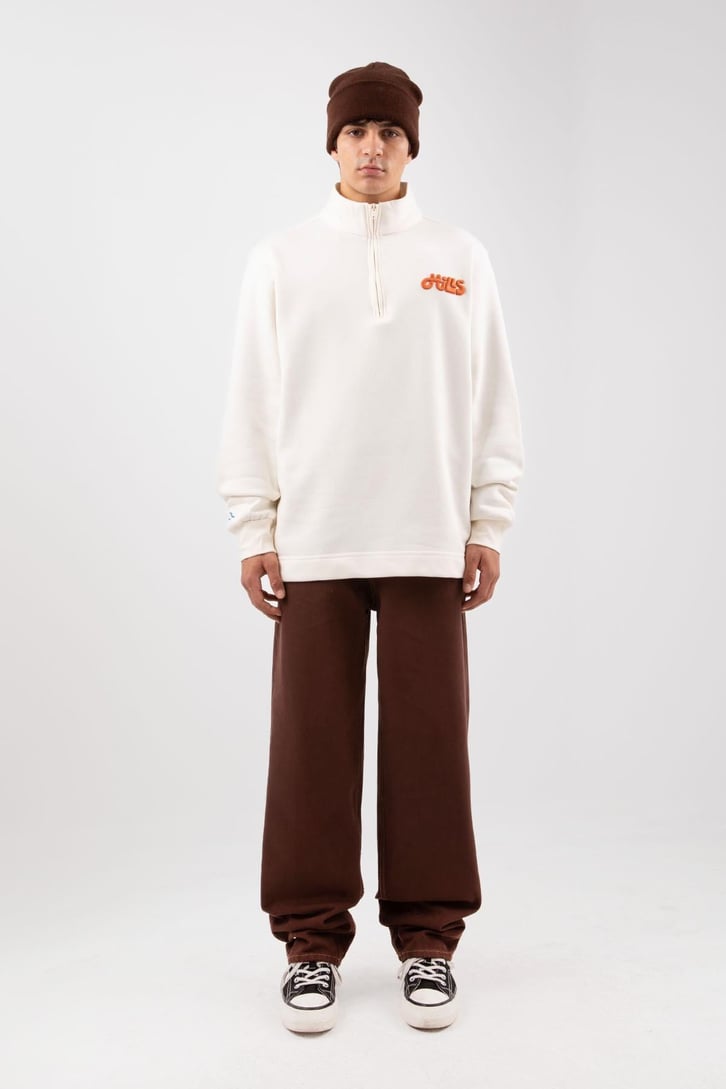 Basic Kahverengi Baggy Pantolon