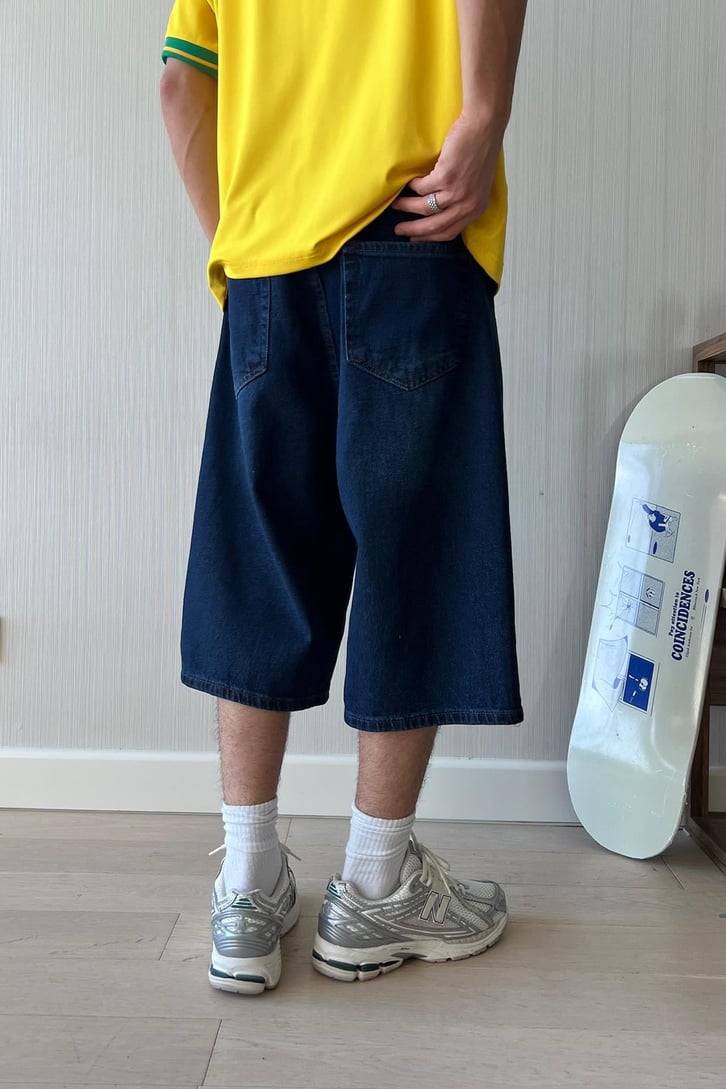 Basic Kar Yıkama Baggy Şort