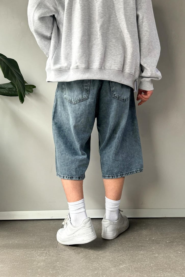 Basic Kar Yıkama Baggy Şort