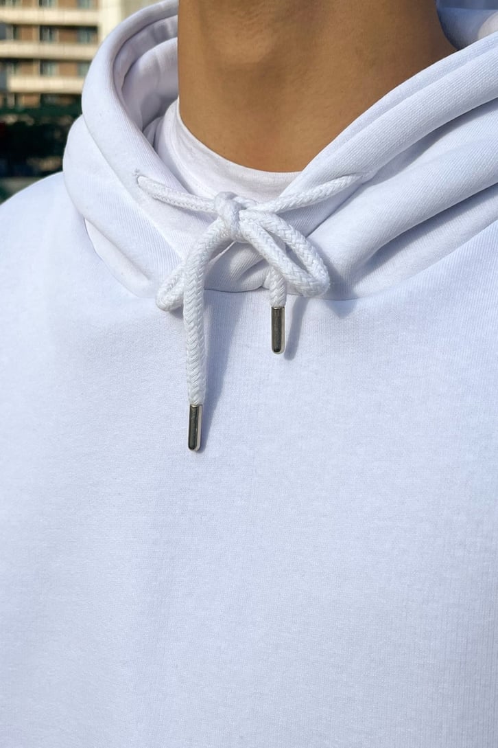 Basic Koyu Gri Oversize Hoodie