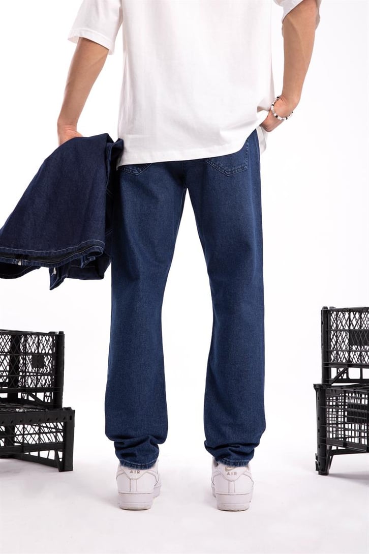 Basic Koyu Mavi Regular Jean