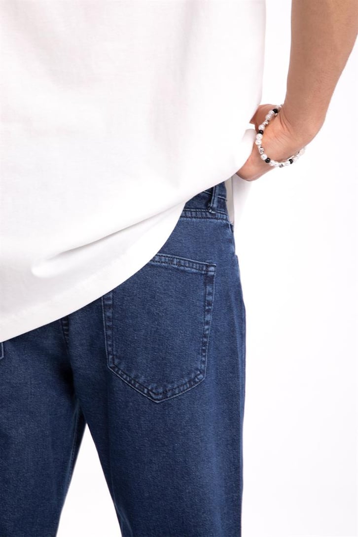 Basic Koyu Mavi Regular Jean