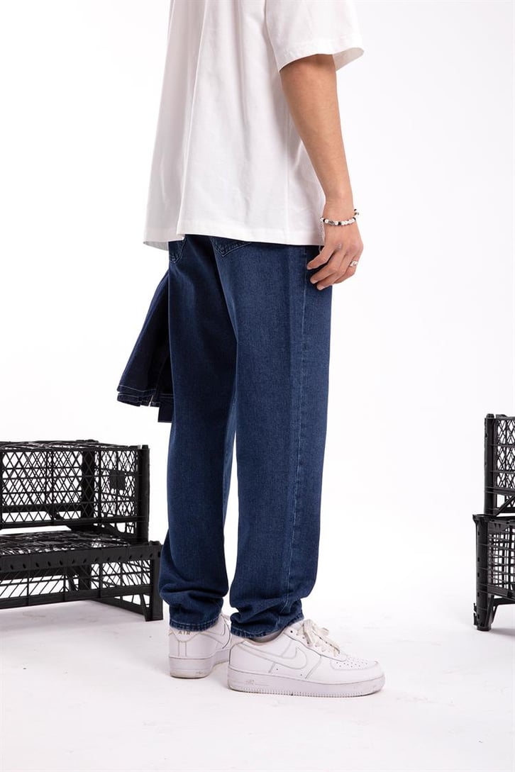 Basic Koyu Mavi Regular Jean