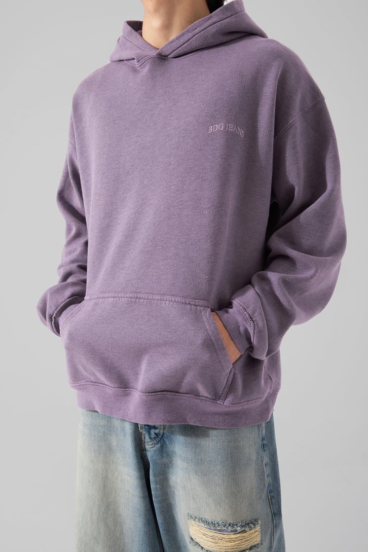 Basic Lila Oversize Hoodie