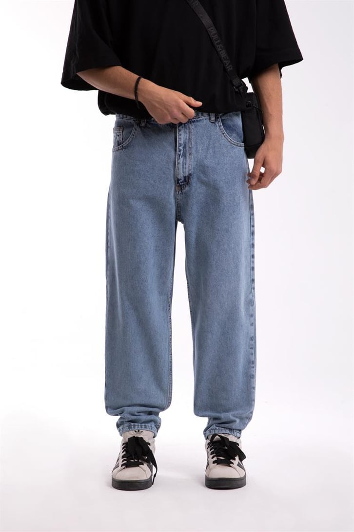 Basic Mavi Baggy Jean