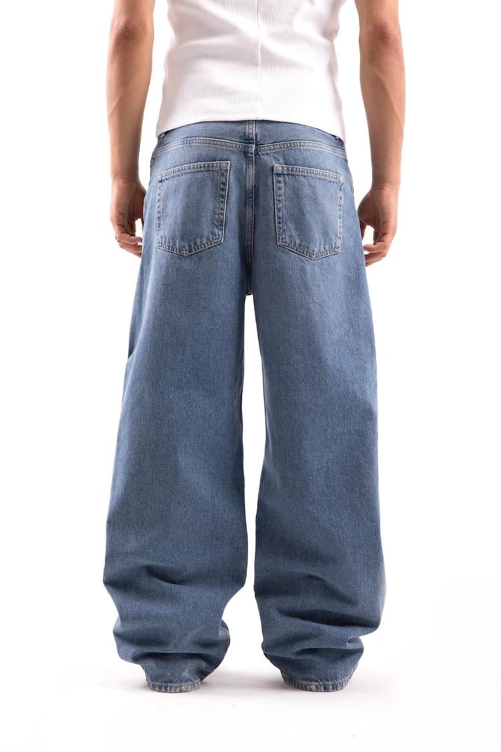 Basic Mavi Baggy Jean