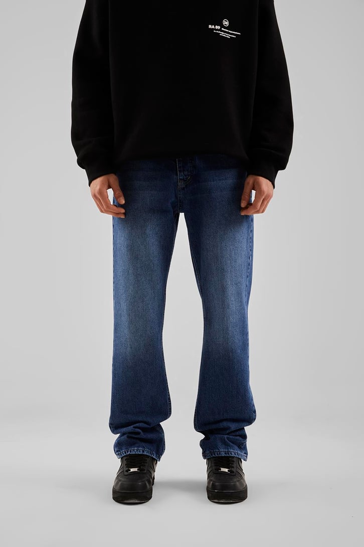 Basic Mavi Baggy Jean