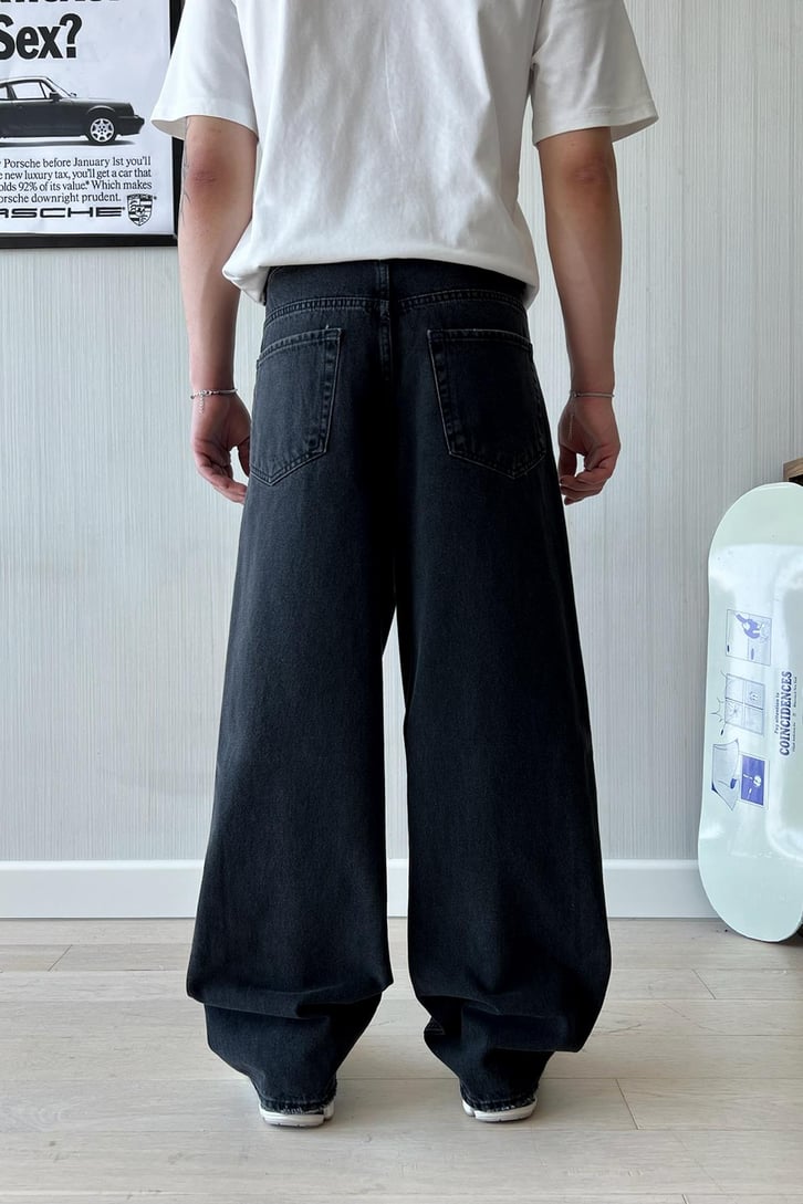 Basic Mavi Baggy Jean