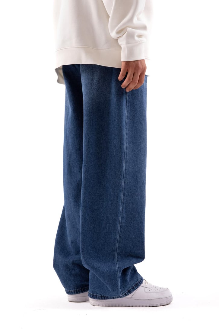 Basic Mavi Baggy Jean