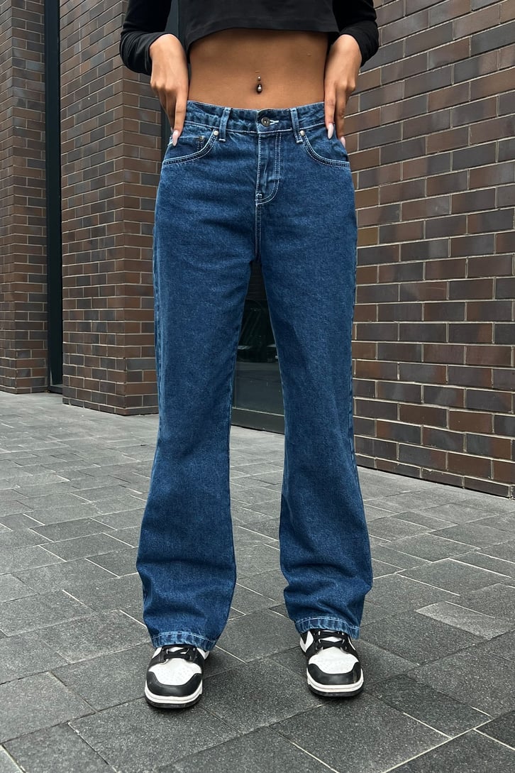 Basic Mavi Baggy Jean
