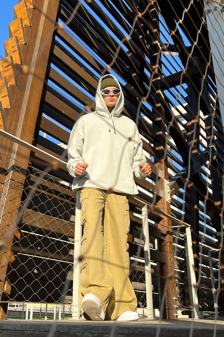 Basic Mint Oversize Hoodie