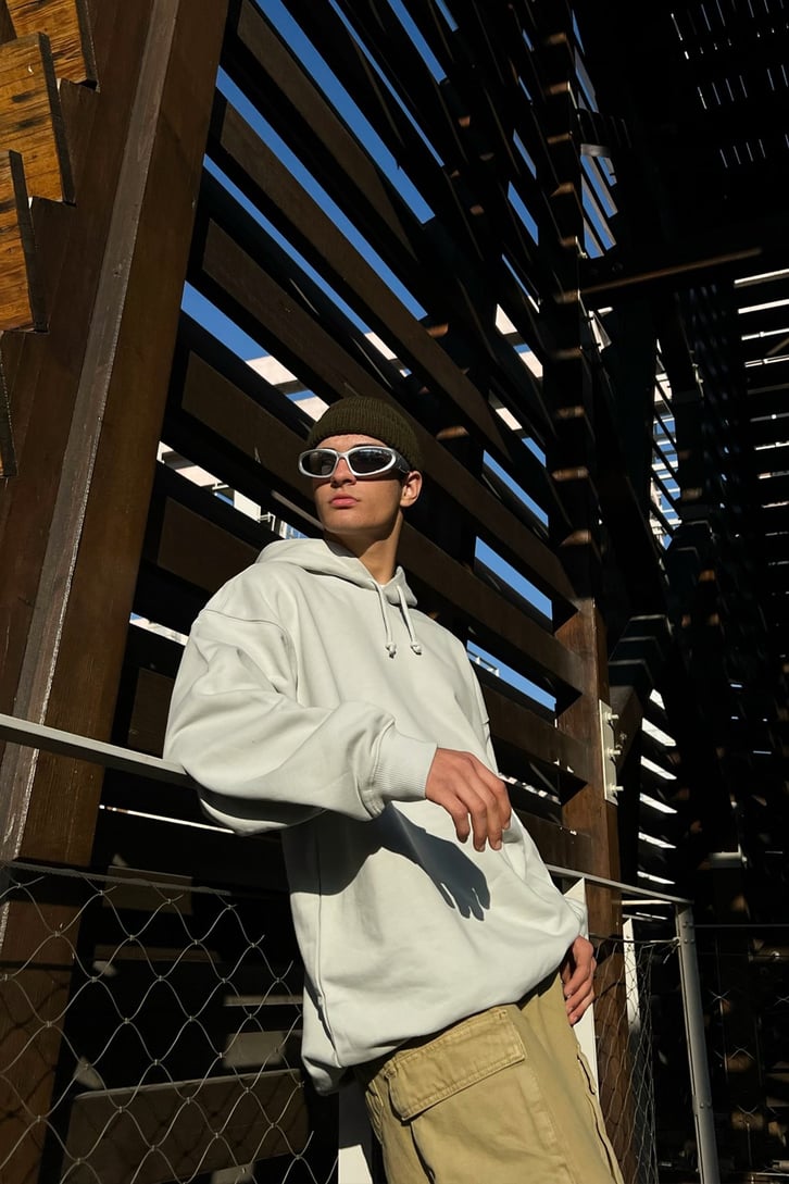 Basic Mint Oversize Hoodie
