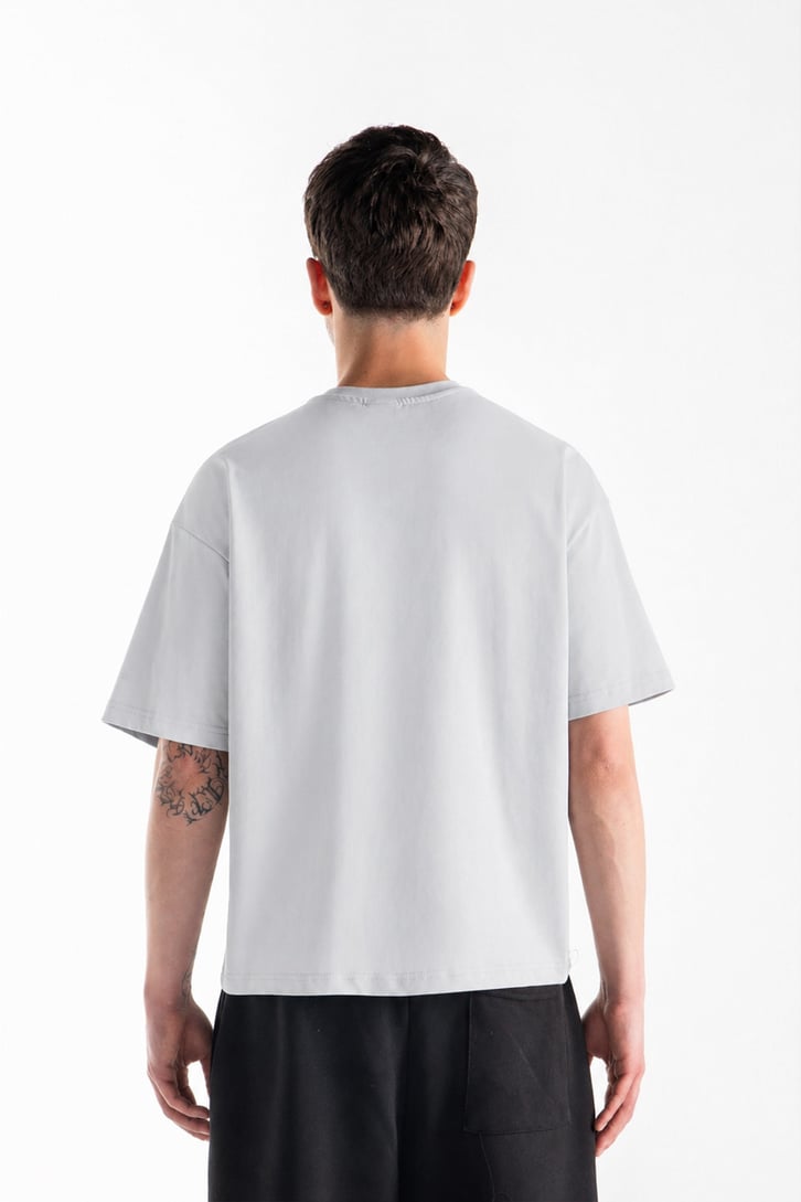 Basic Oversize Fit Taş Rengi Tişört