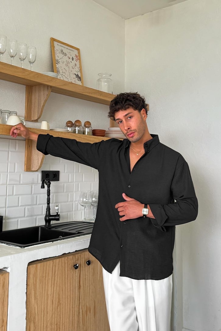 Basic Oversize Gömlek