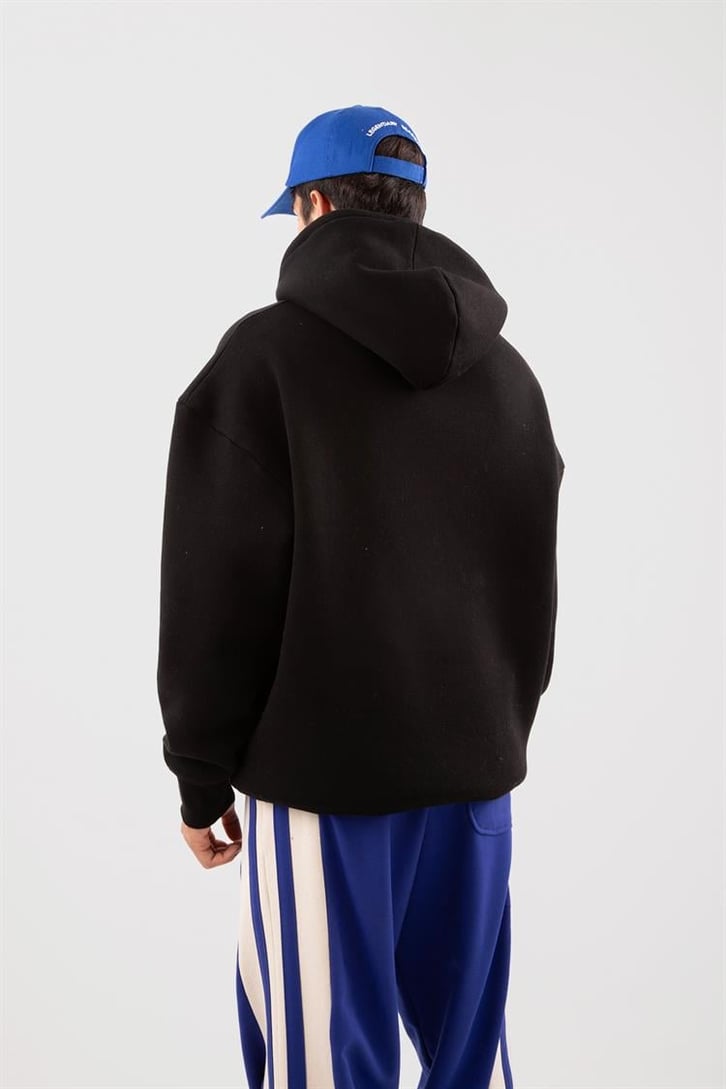 Basic Oversize Kırmızı Hoodie