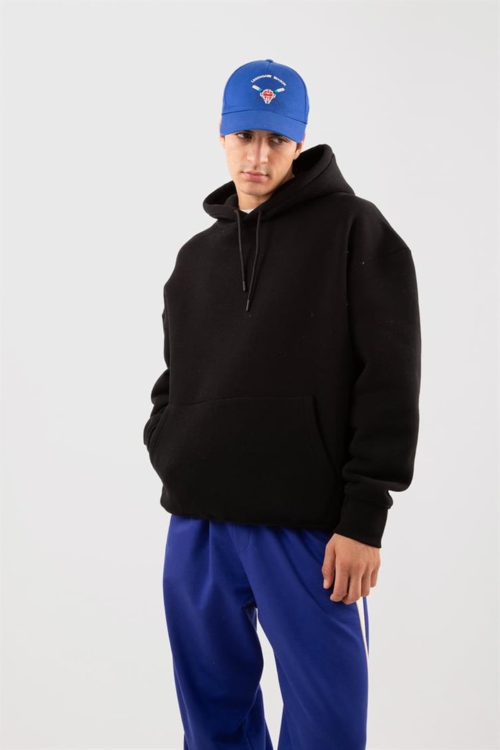Basic Oversize Kırmızı Hoodie