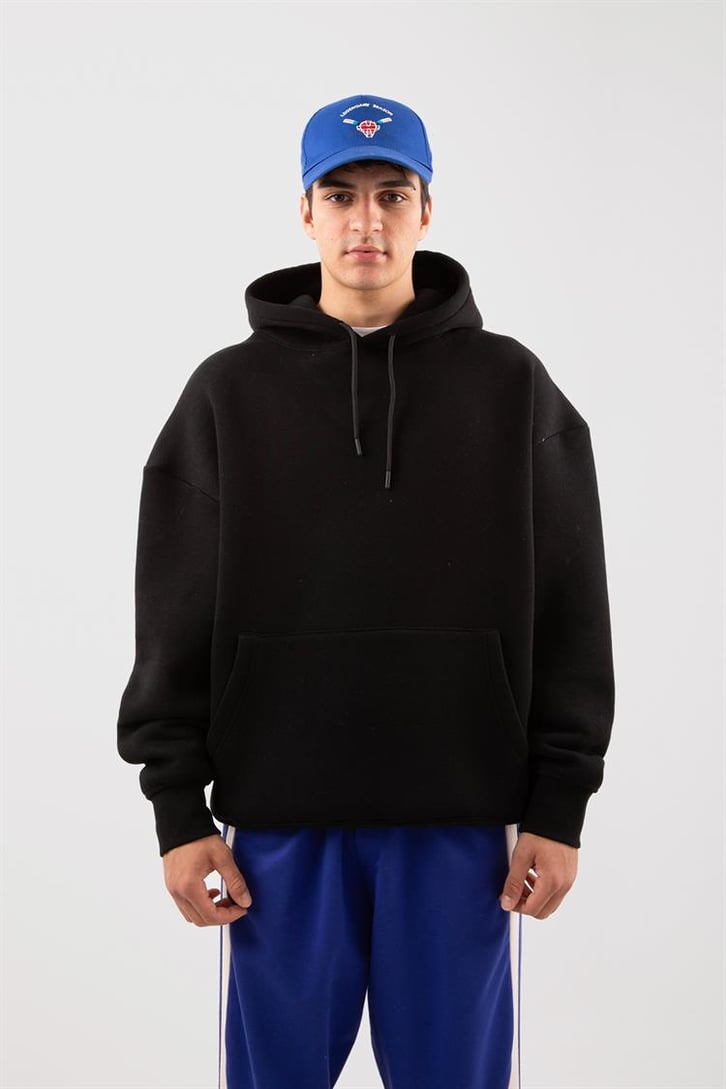 Basic Oversize Kırmızı Hoodie
