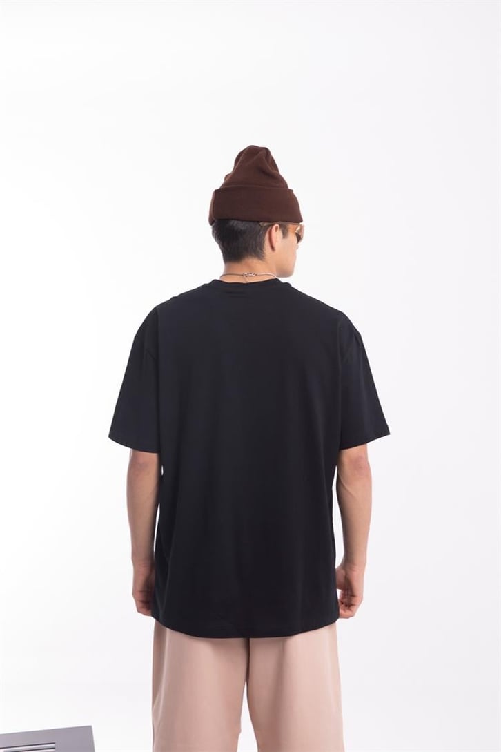 Basic Oversize Siyah Tişört