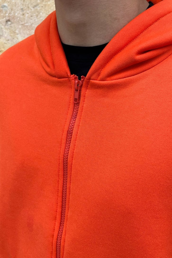 Basic Oversize Zipper Hoodie