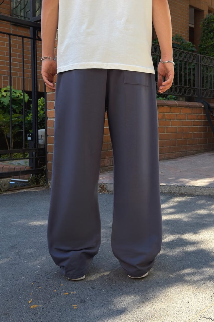 Basic Paça Stoper Antrasit Eşofman Altı