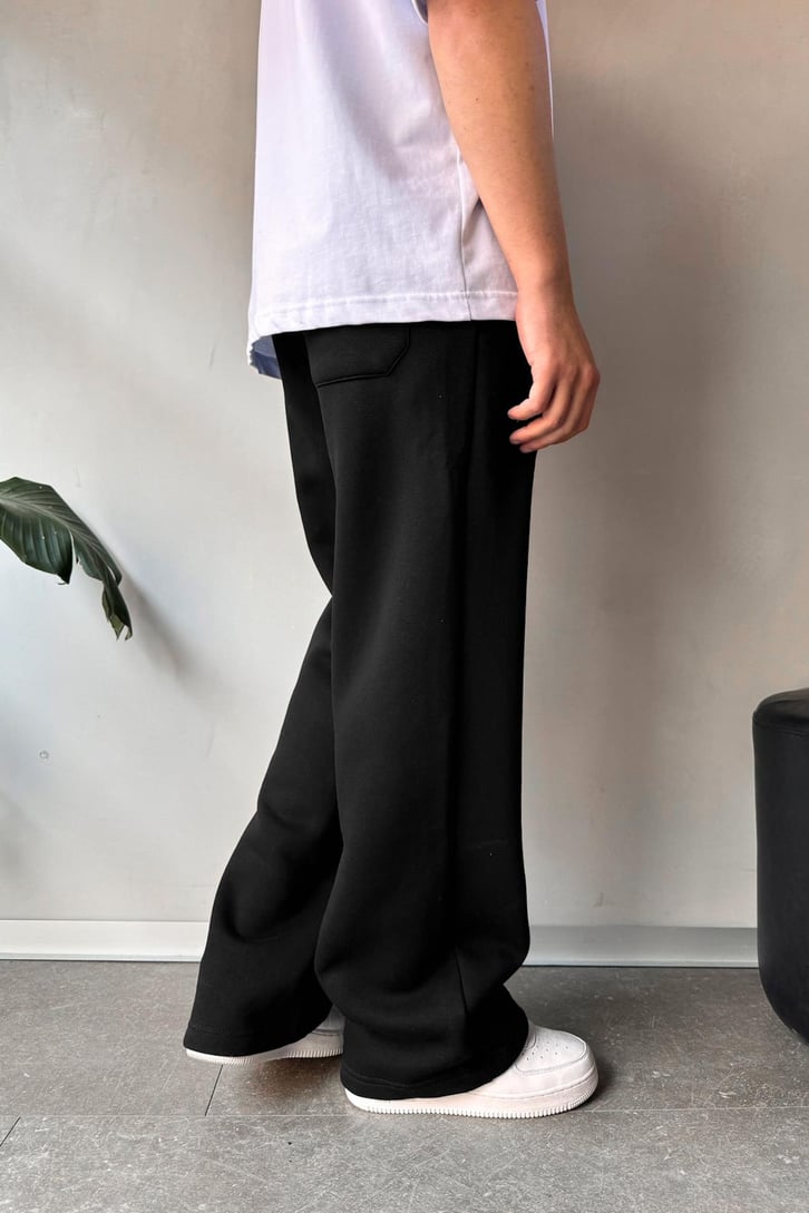 Basic Siyah Baggy Eşofman Altı