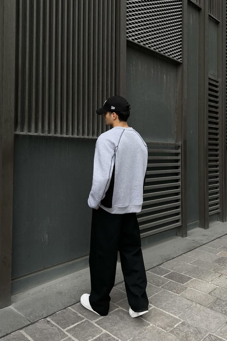 Basic Siyah Baggy Jean