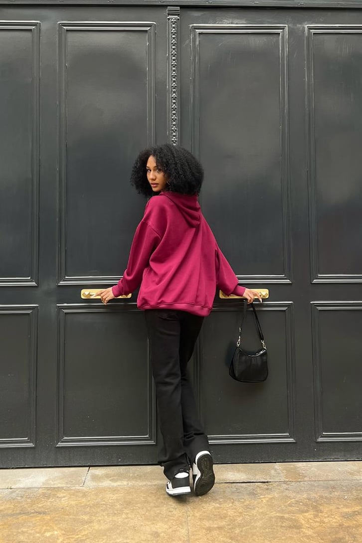 Basic Siyah Baggy Jean