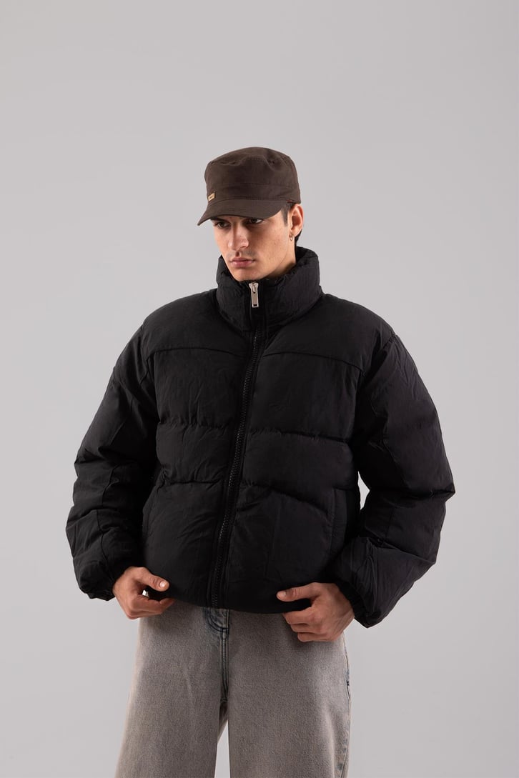 Basic Siyah Bomber Mont