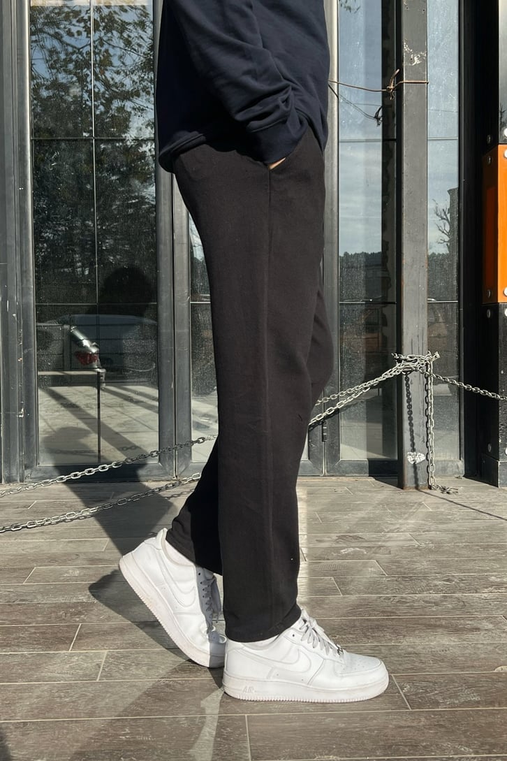 Basic Siyah Premium Kumaş Pantolon