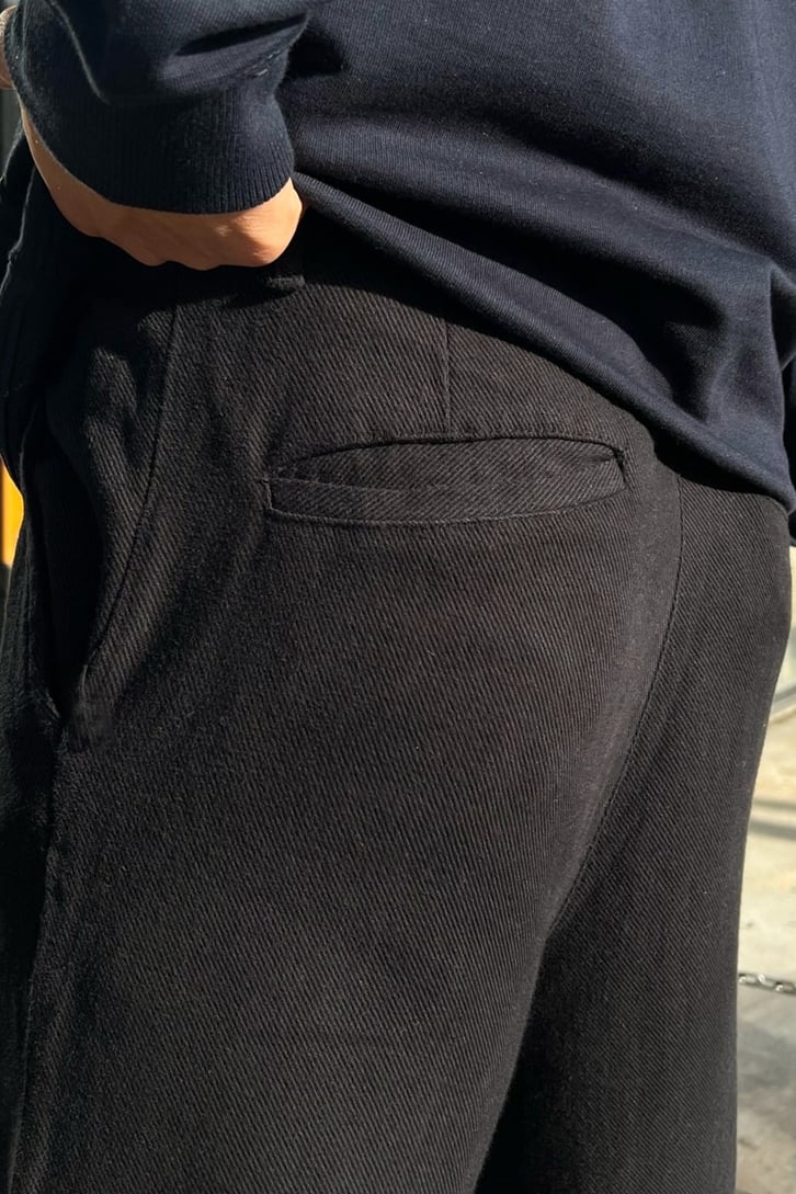 Basic Siyah Premium Kumaş Pantolon