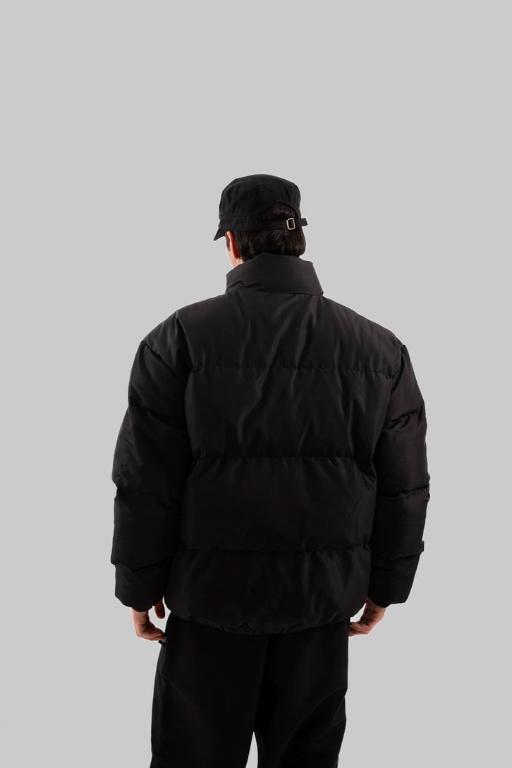 Basic Siyah Şişme Mont