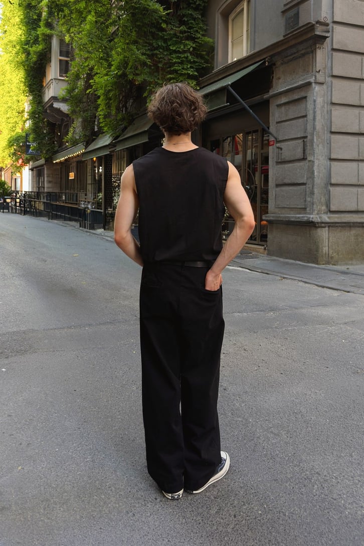 Basic Siyah Tank Tişört