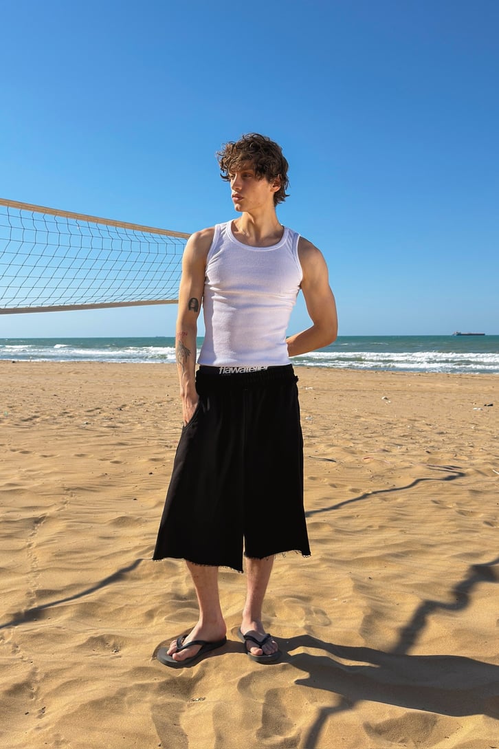 Basic Tank Top Beyaz Atlet