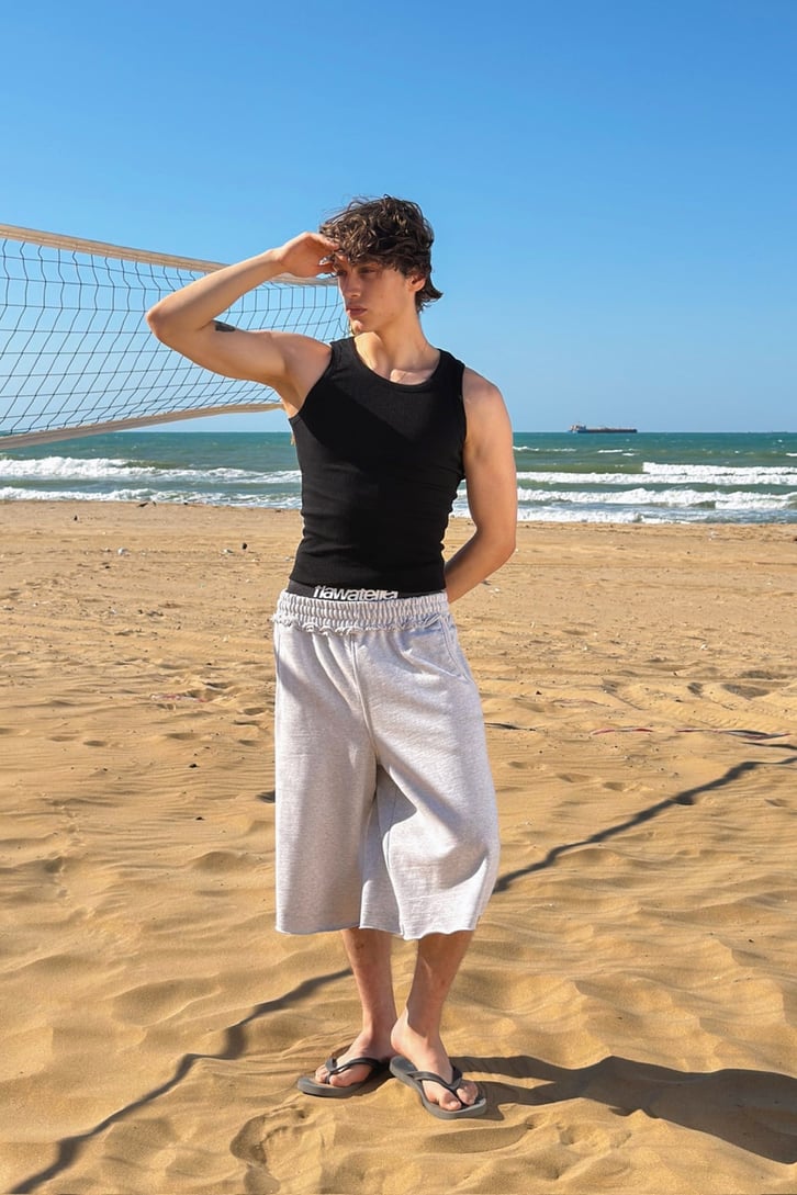 Basic Tank Top Siyah Atlet