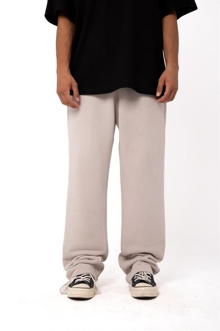 Basic Taş Rengi Relaxed Eşofman Altı